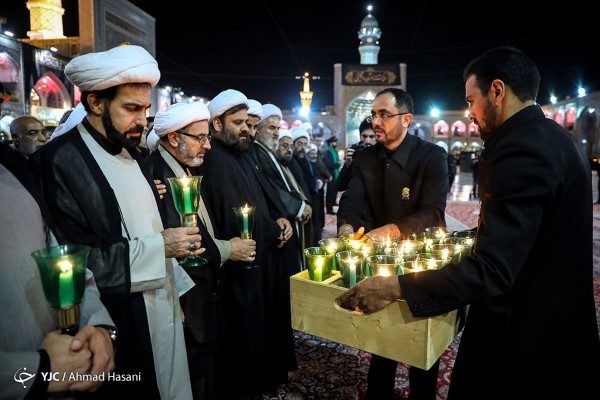 مراسم خطبه خوانی شب شهادت امام رضا