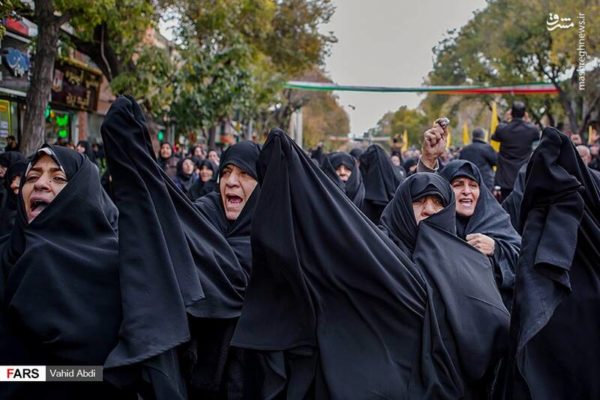 راهپیمایی مردم تبریز