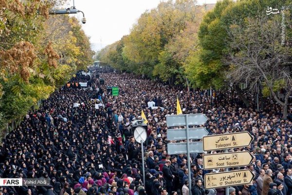 راهپیمایی مردم تبریز