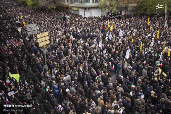 راهپیمایی مردم تبریز