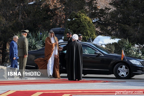 امیر قطر در تهران