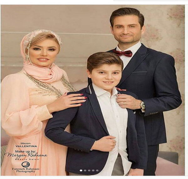 بیستمین سالگرد ازدواج پویا امینی و همسرش