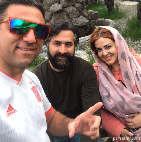 خانم بازیگر و همسرش