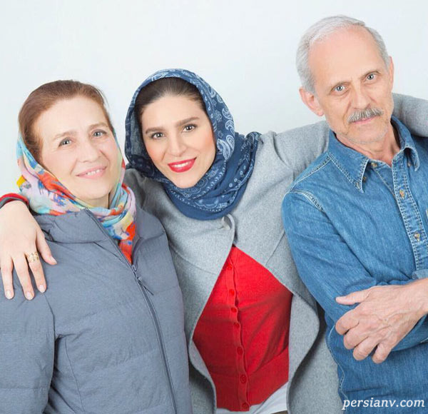 سحر دولتشاهی و پدر و مادرش