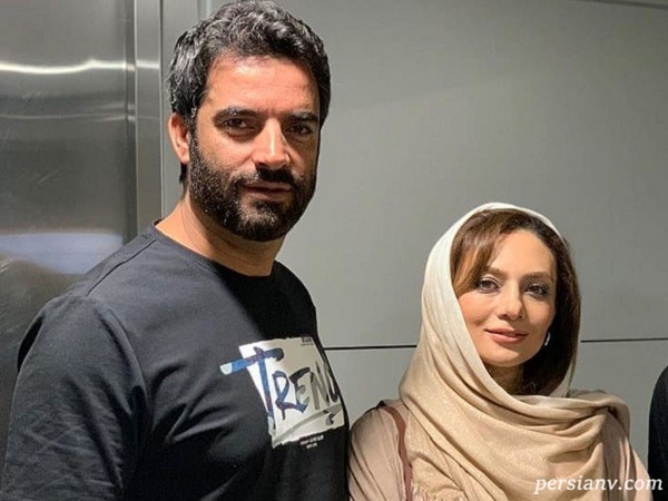 منوچهر هادی و همسرش