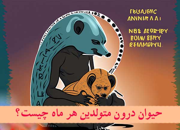 حیوان درون متولدین هر ماه