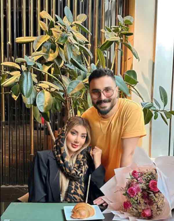 سالگرد ازدواج پردیس فاطمی و همسرش
