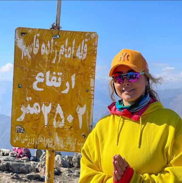 انا نعمتی در ارتفاع 2500 متری