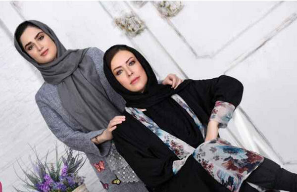 لادن سلیمانی و دختر هنرمندش