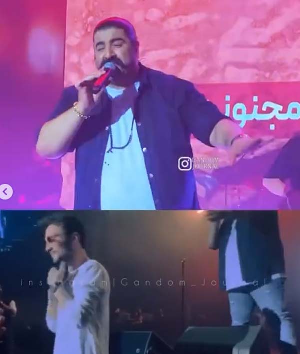 حضور بازیگر زخم کاری در کنسرت بهنام بانی