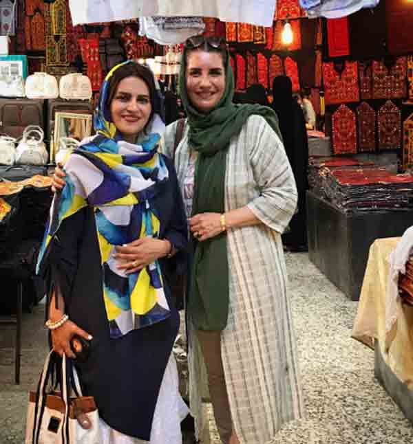 فریبا کوثری و همسر سالار عقیلی