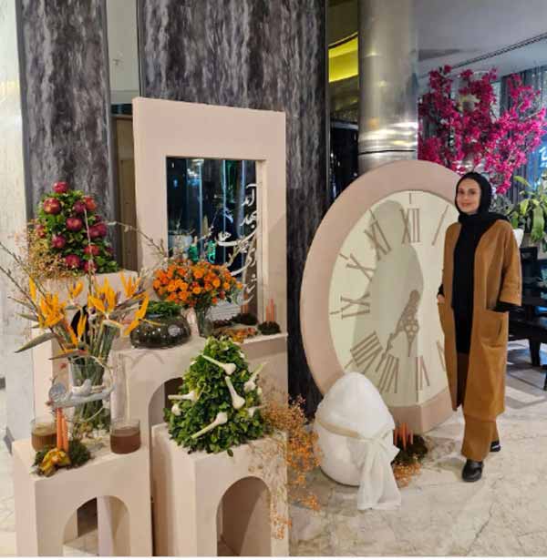 ساعت بسیار بزرگ هفت سین مریم خدا رحمی