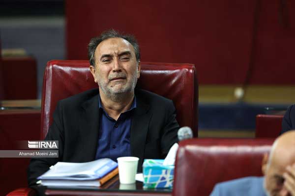 چهره گریان دولتمردان در مراسم یادبود رئیسی