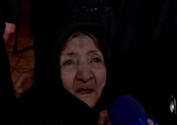اشک های مادر ایت الله سید ابراهیم رئیسی