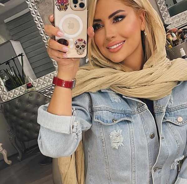 همسر بابک جهان بخش با چهره جدیدش