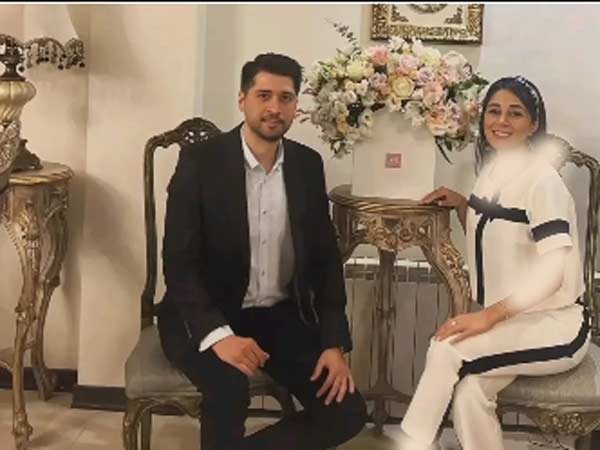 عروس و پسر بازیگر نقش اتابک سریال دلنوازان