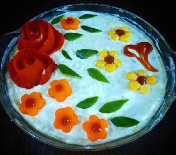 تزیین سالاد الویه جدید