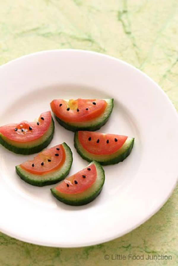 تزئین گوجه