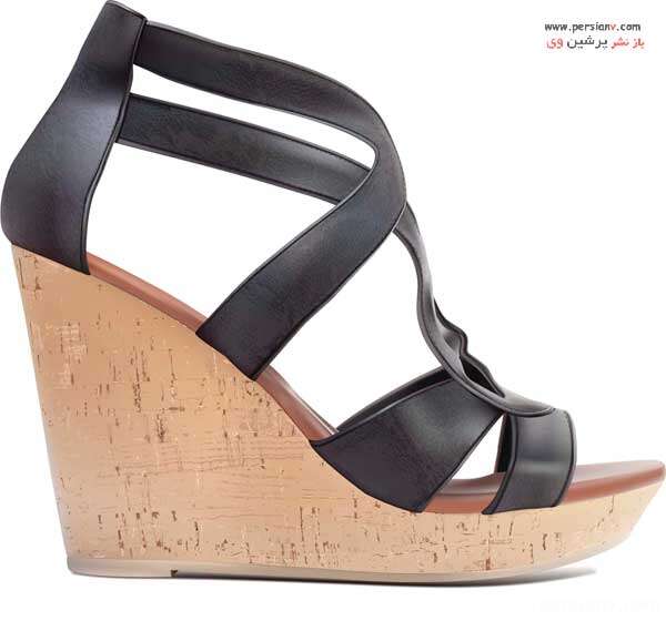 کفش پاشنه لژدار