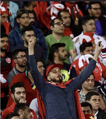 دختر پرسپولیسی در جشن پرسپولیس