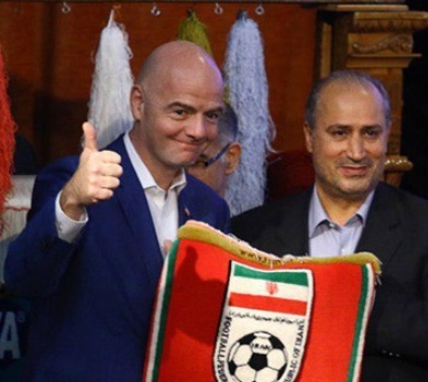 نامه رئیس فیفا به روحانی