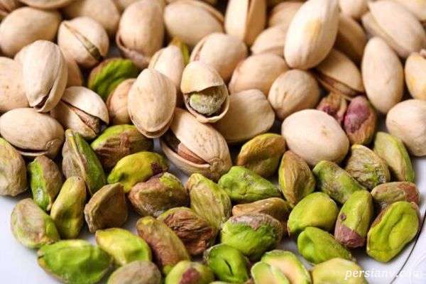 بو دادن پسته خام بو دادن پسته خام