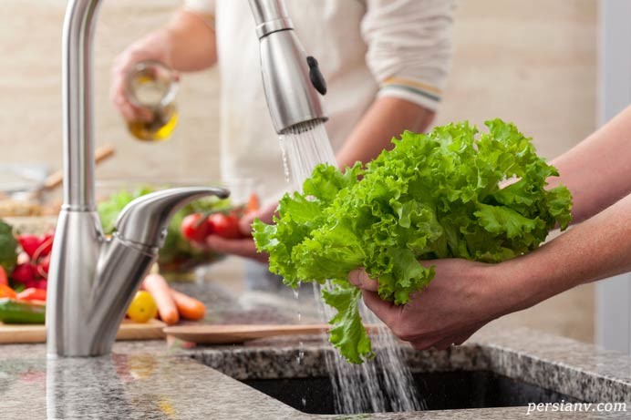 شست و شوی صحیح سبزیجات شست و شوی صحیح سبزیجات