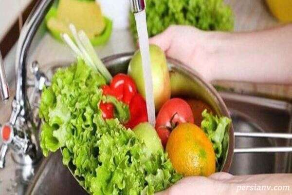 نحوه شستن صحیح سبزی نحوه شستن صحیح سبزی