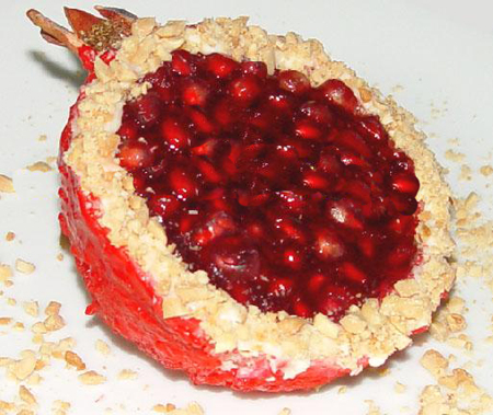 تزئین انار شب یلدا