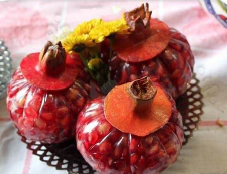 تزئین انار شب یلدا