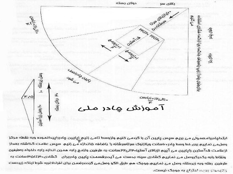 دوخت چادر ملی