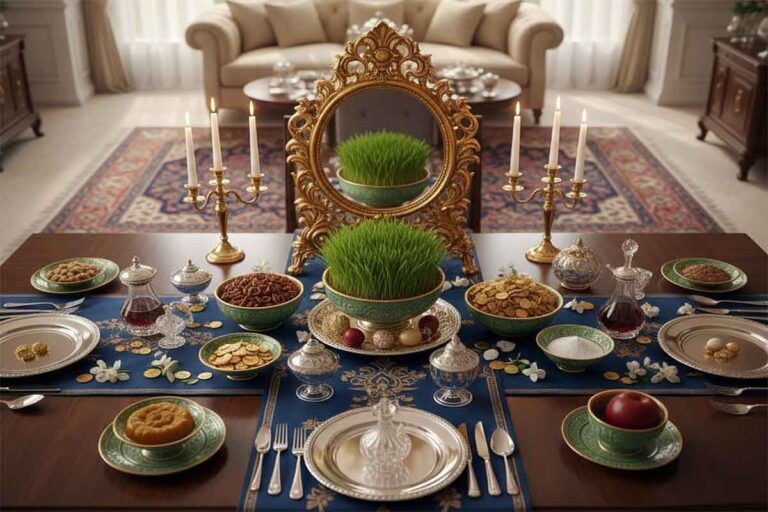 چیدمان سفره هفت‌سین ؛ ایده‌های چیدمان مدرن و سنتی برای سال ۱۴۰۵