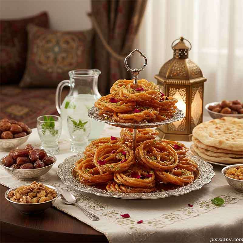 تزیین سفره افطار برای مهمانی ؛ ایدههایی نو برای تزیین میز افطار در مهمانیهای مجلل