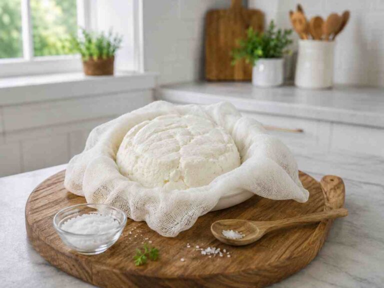 طرز تهیه پنیر خانگی ساده با شیر و آبلیمو