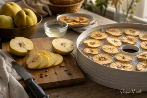 به را چطور خشک کنیم که سیاه و سفت نشود؟ روش فر و دستگاه میوهخشککن