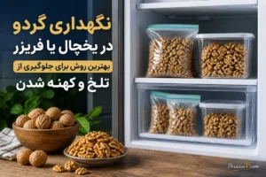 گردو را در یخچال بگذاریم یا فریزر؟ روشی که طعم و تازگی آن را بیشتر حفظ می‌کند