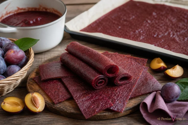 طرز تهیه لواشک آلو