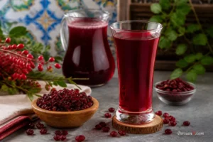 طرز تهیه آب زرشک خانگی خوشرنگ و غلیظ ؛ با زرشک تازه و خشک