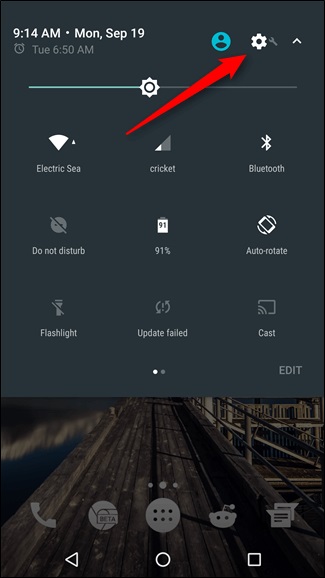 وارد بخش setting شدن پرینت گرفتن