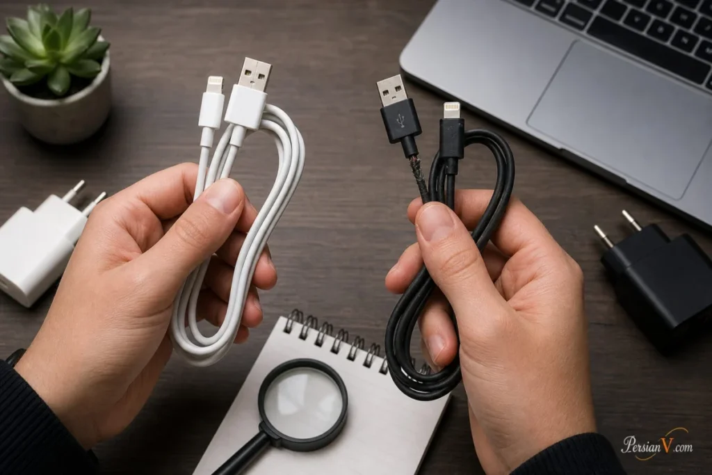 کابل اصلی یا تقلبی؟ ۷ راه تشخیص کابلهای غیراستاندارد