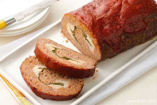 طرز تهیه رولت گوشت چرخ کرده