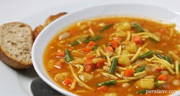 سوپ رشته فرنگی سوپ رشته فرنگی