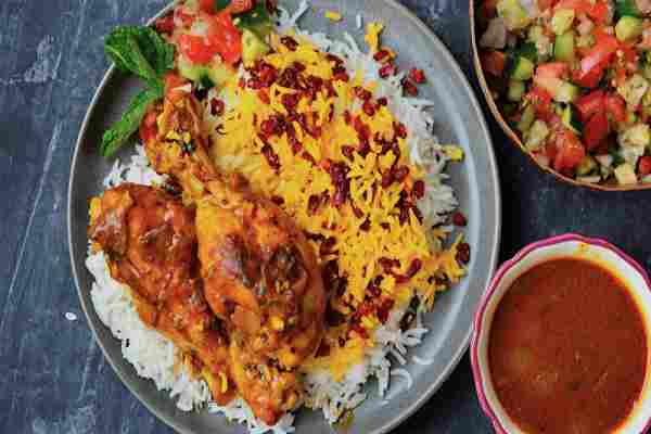 خورش خوشمزه مرغ