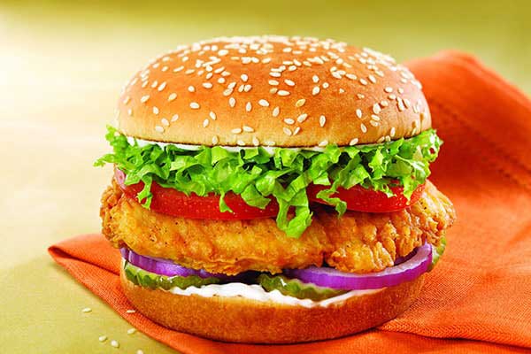 طرز تهیه همبرگر مرغ با سس