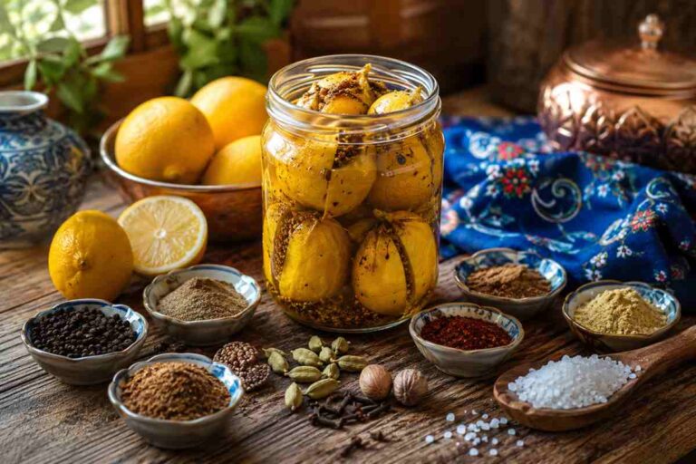 ترشی لیموی شکم پر | طرز تهیه خانگی مرحله به مرحله