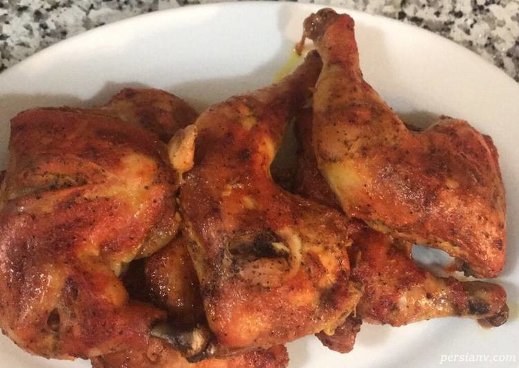 مرغ تنوری با سس مخصوص مرغ تنوری با سس مخصوص