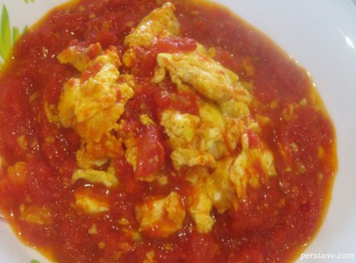 خورشت خوشمزه گوجه خورشت گوجه