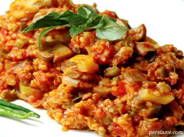 خوراک بلغور گندم و کنگر، برای پیشگیری از ریفلاکس