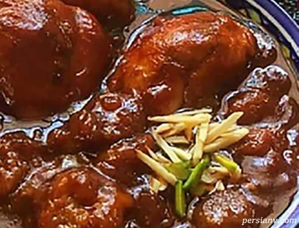 خورش ترش با طعم آلوچه