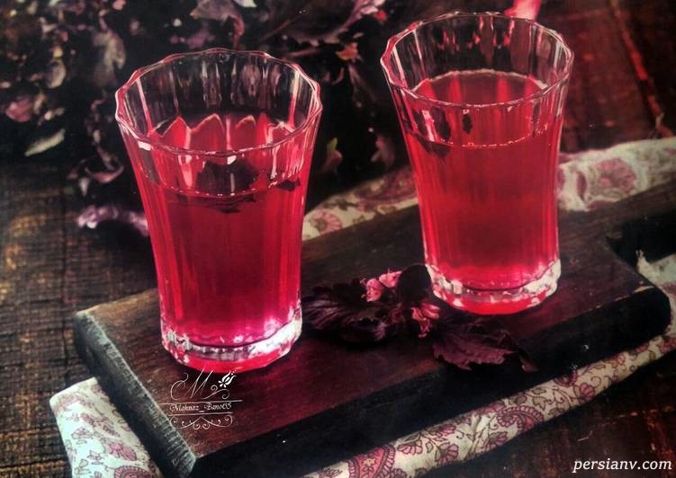 شربت ریحان نوشیدنی های تابستانی